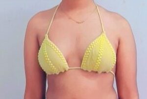 beautiful yellow bra