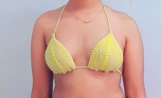 beautiful yellow bra