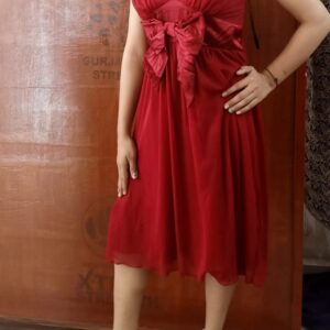 maroon one piece stretchable