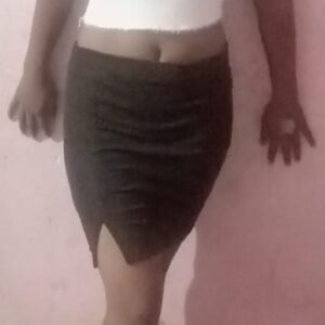 black and white skirt top